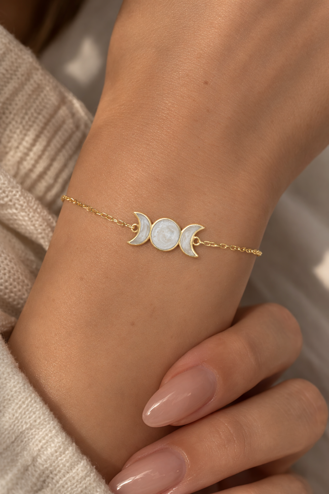 Selene Triple Moon Bileklik